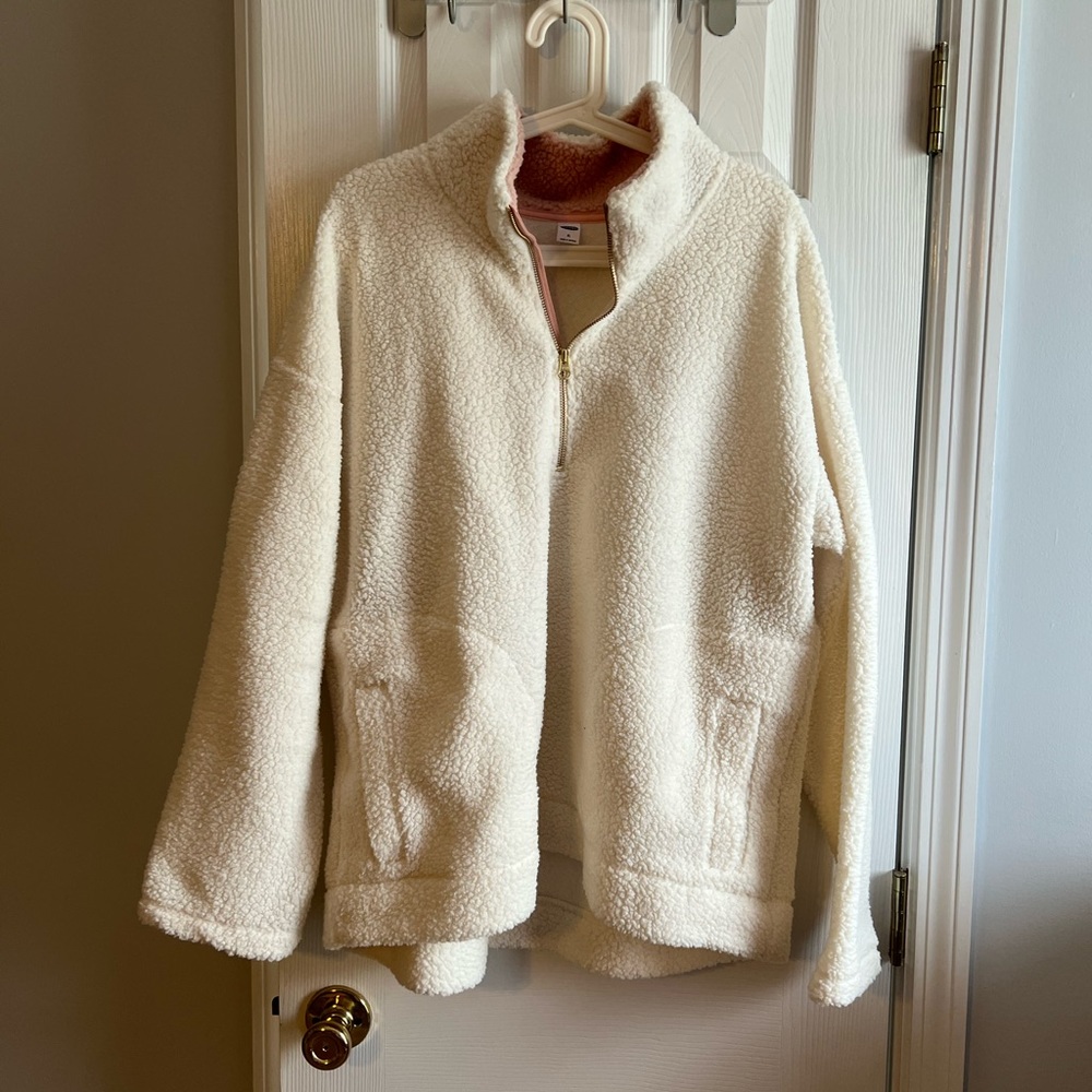 NWOT old navy fleece zip XL